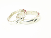 結婚指輪　チタン　奈良